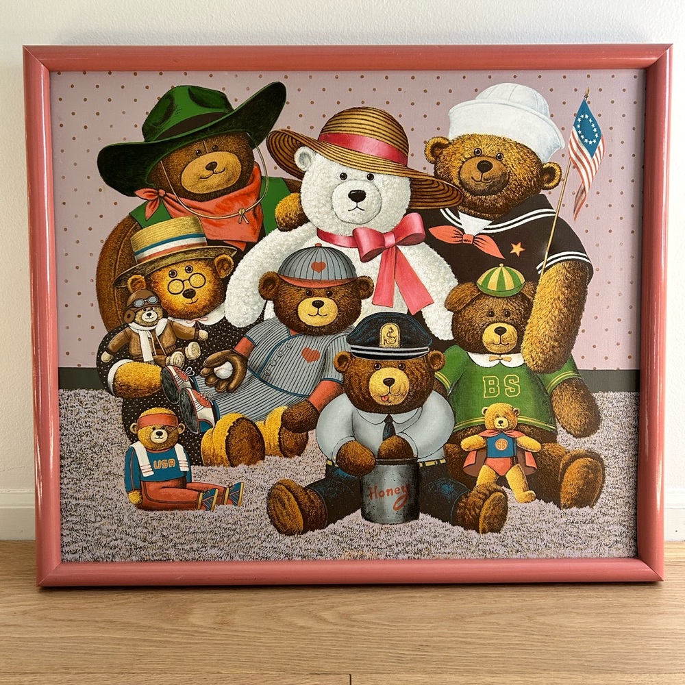 “GANGS ALL HERE” - Charles Wysocki 🧸 Vintage ART